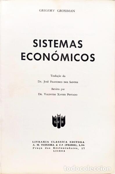 Libros: GROSSMAN. (Gregory) - SISTEMAS ECON&Oacute;MICOS. - Foto 2