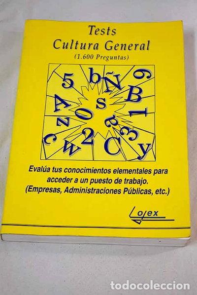 Libri di seconda mano: Tests de cultura general- 9788488601360