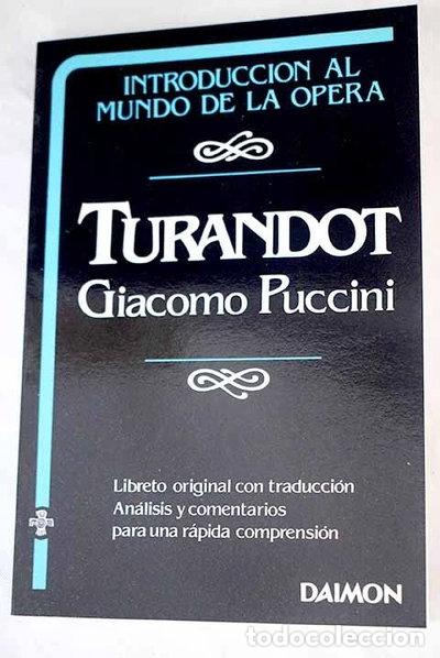Libros: Turandot: libreto original en italiano- 9788423126910