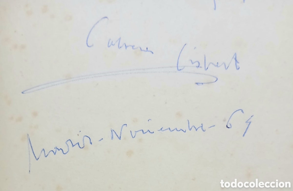 Libros: El pintor Cabrera Cant&oacute;, con dedicatoria. - Foto 3