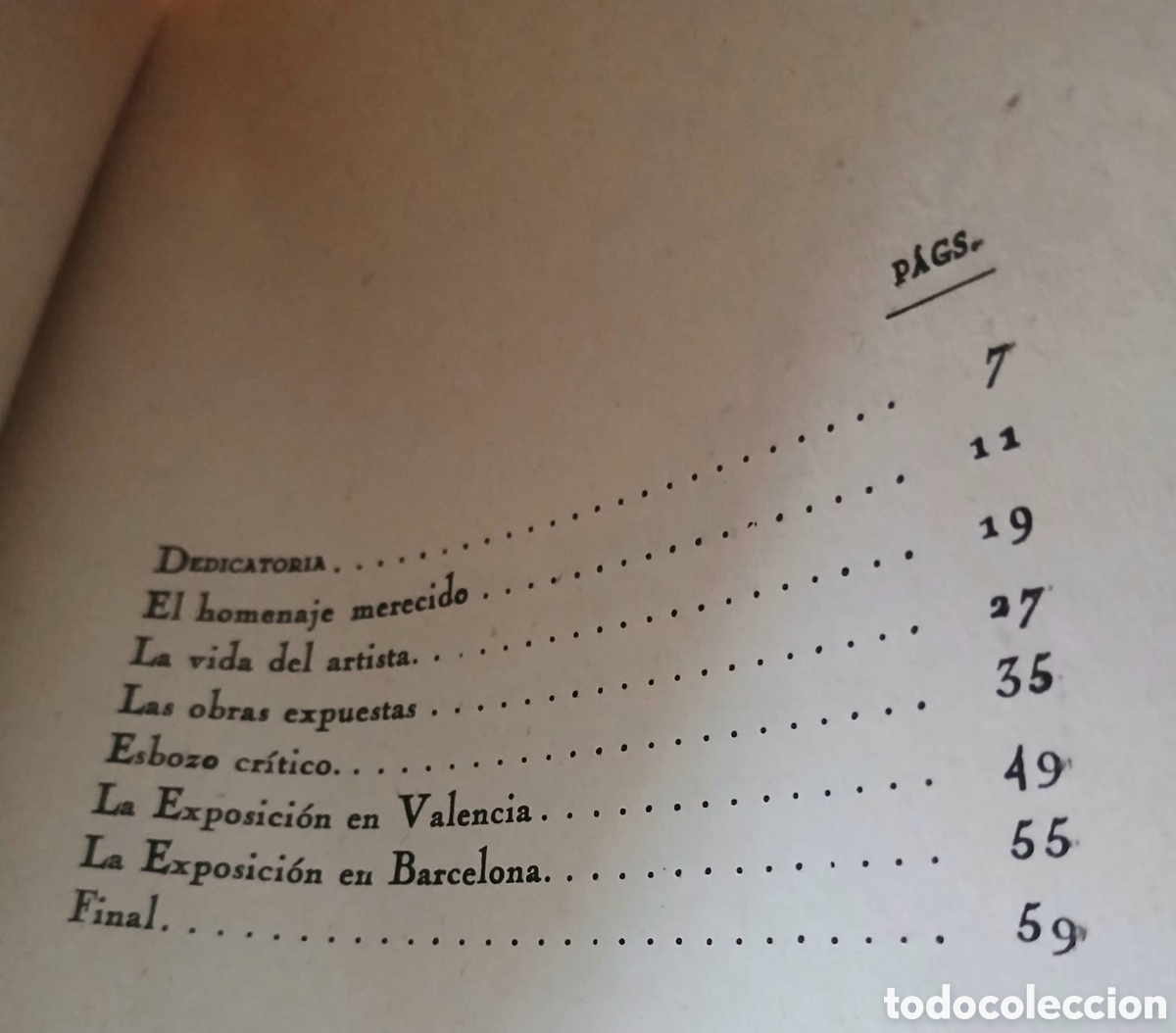 Libros: El pintor Cabrera Cant&oacute;, con dedicatoria. - Foto 13