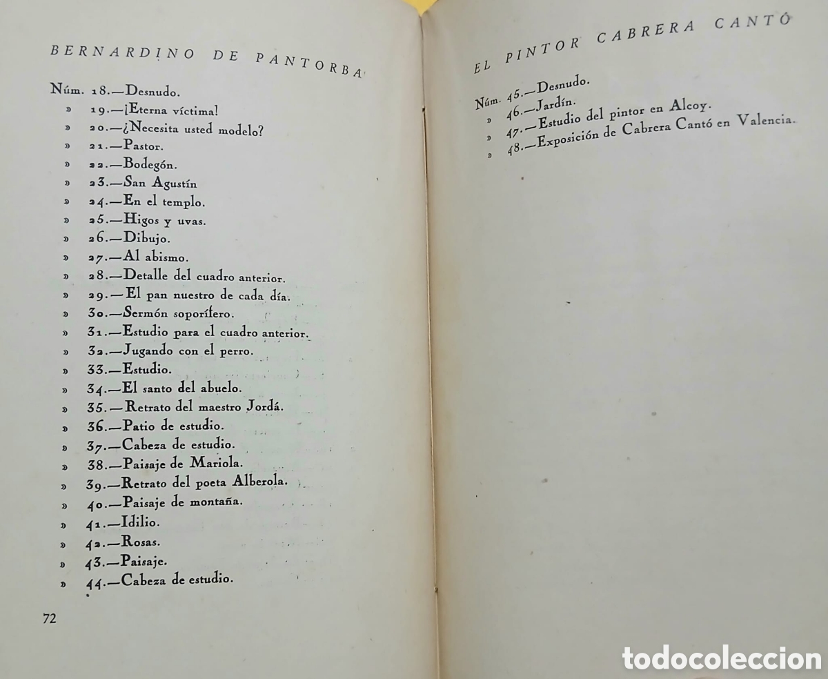 Libros: El pintor Cabrera Cant&oacute;, con dedicatoria. - Foto 15