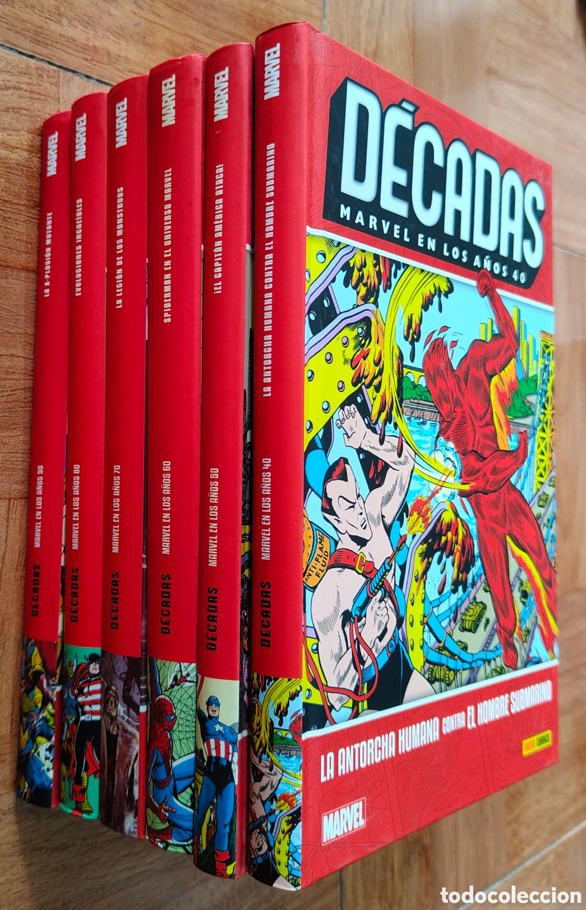 Libros: D&eacute;cadas: Marvel en los A&ntilde;os 40, 50, 60, 70, 80, 90 � 6 Vol&uacute;menes � Panini - VV. AA.