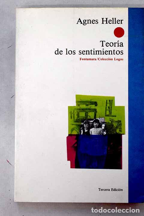 Libros: Teor&iacute;a de los sentimientos.- Heller, Agnes