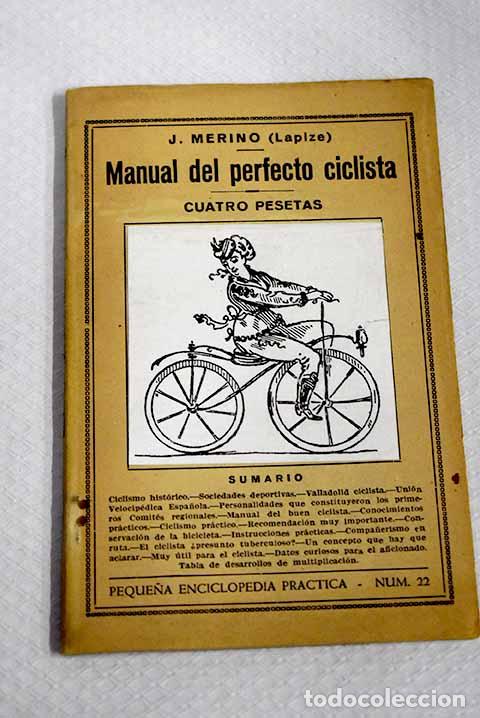 books: Manual del perfecto ciclista.- Merino, J.