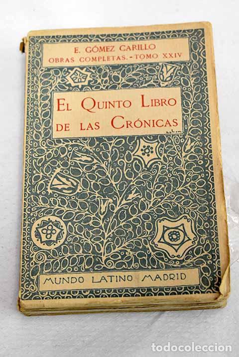 Libri di seconda mano: Obras completas, tomo XXIV.- Gomez Carillo, E.