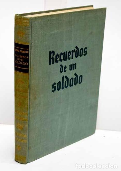 Livres: Recuerdos de un soldado.- Guderian, Heinz