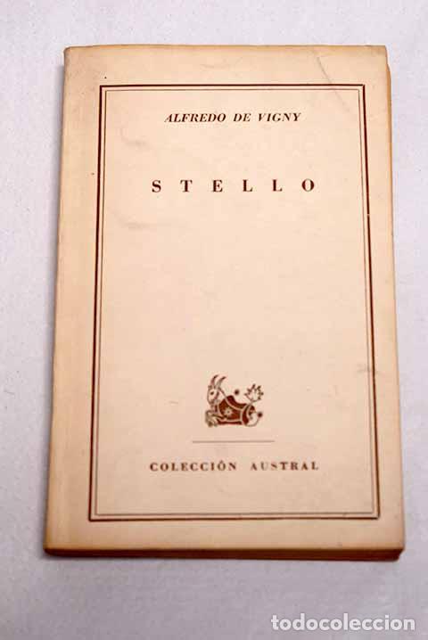 Livres: Stello: Vigny, Alfred de.- Vigny, Alfred de