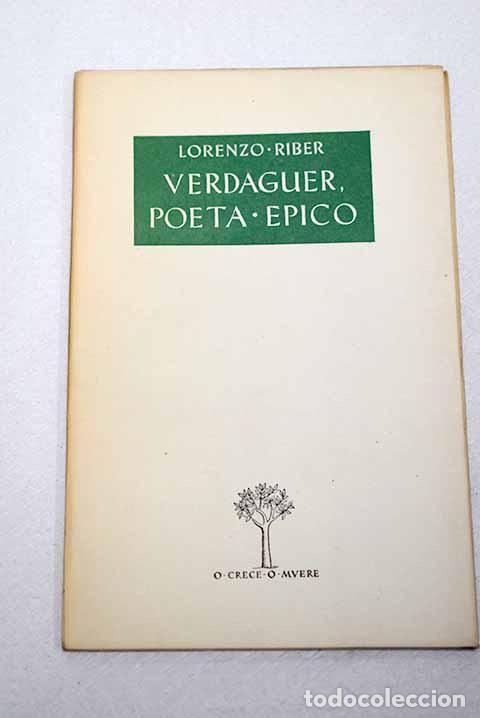 Livros em segunda m&atilde;o: Jacinto Verdaguer, poeta &eacute;pico.- Riber, Llorenc