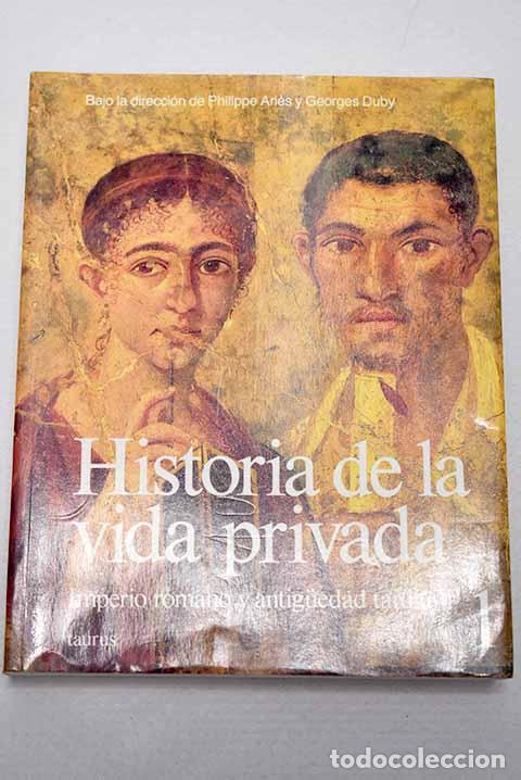books: Historia de la vida privada, tomo 1