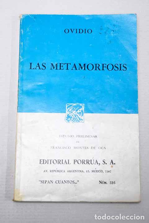 Libros: Las metamorfosis: Ovidio Nas&oacute;n, Publio.- Ovidio Nas&oacute;n, Publio