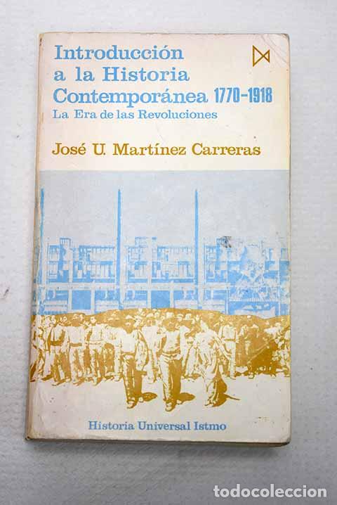 Livros em segunda m&atilde;o: Introducci&oacute;n a la historia contempor&aacute;nea, tomo I.- Mart&iacute;nez Carreras, Jos&eacute; Urbano