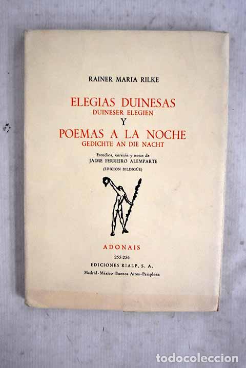 Libri di seconda mano: Eleg&iacute;as duinesas: y Poemas a la noche.- Rilke, Rainer Maria