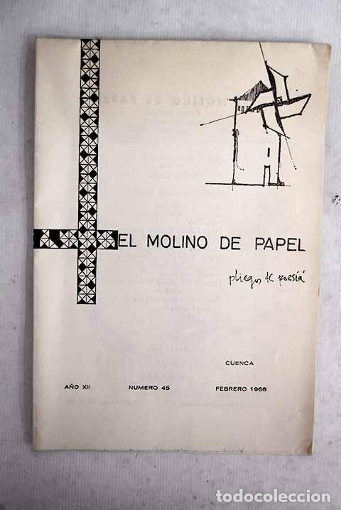 Livres: El molino de papel: pliegos de poes&iacute;a, n&uacute;mero 45