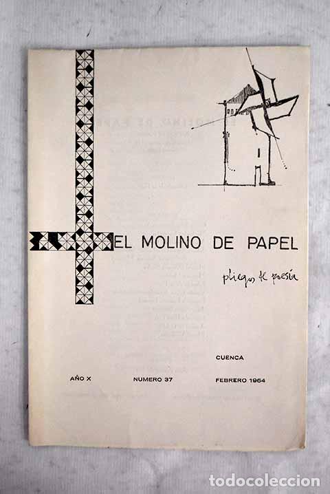Livres: El molino de papel: pliegos de poes&iacute;a, n&uacute;mero 37