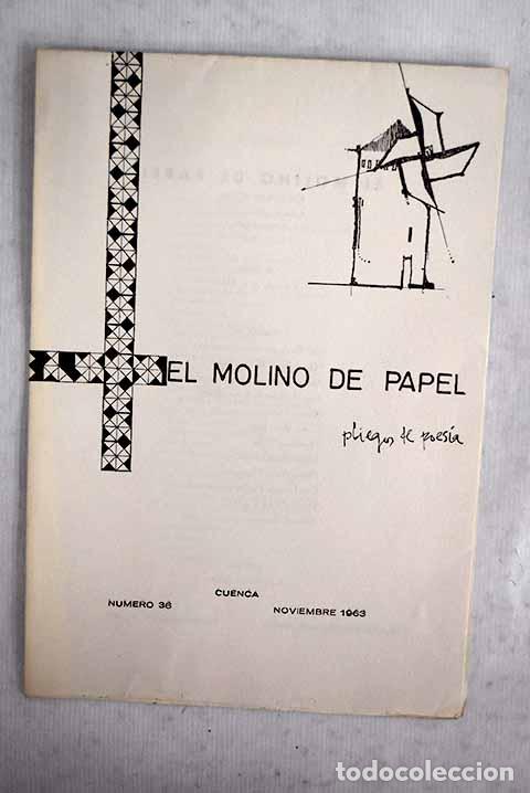 Livres: El molino de papel: pliegos de poes&iacute;a, n&uacute;mero 36