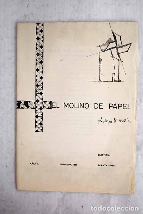 Livres: El molino de papel: pliegos de poes&iacute;a, n&uacute;mero 38