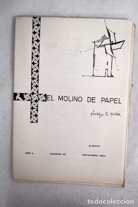 Livres: El molino de papel: pliegos de poes&iacute;a, n&uacute;mero 40