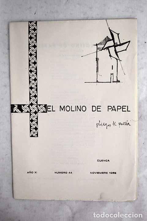 Livres: El molino de papel: pliegos de poes&iacute;a, n&uacute;mero 44