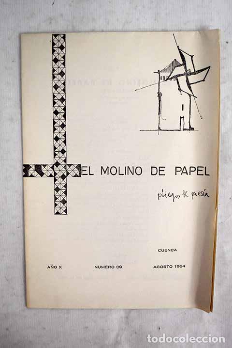 Livres: El molino de papel: pliegos de poes&iacute;a, n&uacute;mero 39