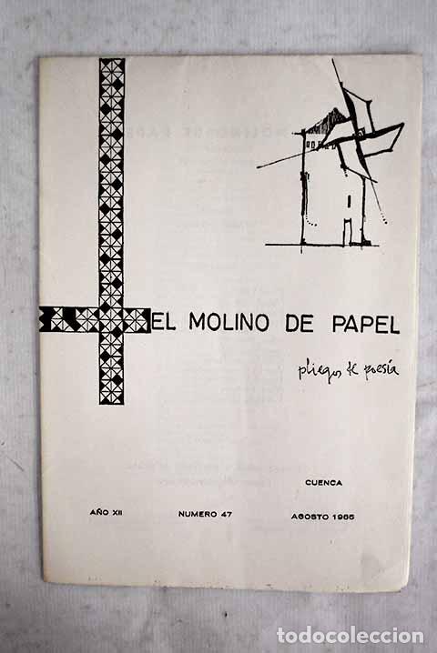 Livres: El molino de papel: pliegos de poes&iacute;a, n&uacute;mero 47