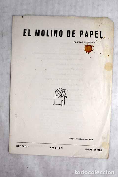 Livres: El molino de papel: pliegos de poes&iacute;a, n&uacute;mero 3