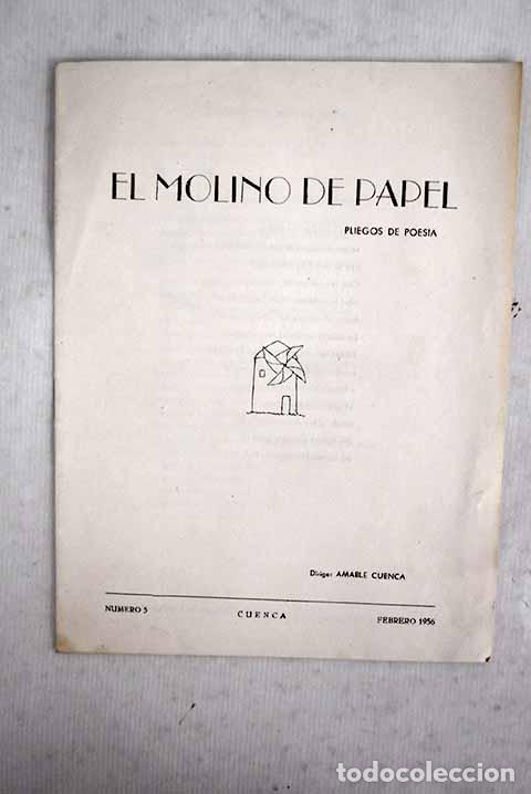 Livres: El molino de papel: pliegos de poes&iacute;a, n&uacute;mero 5