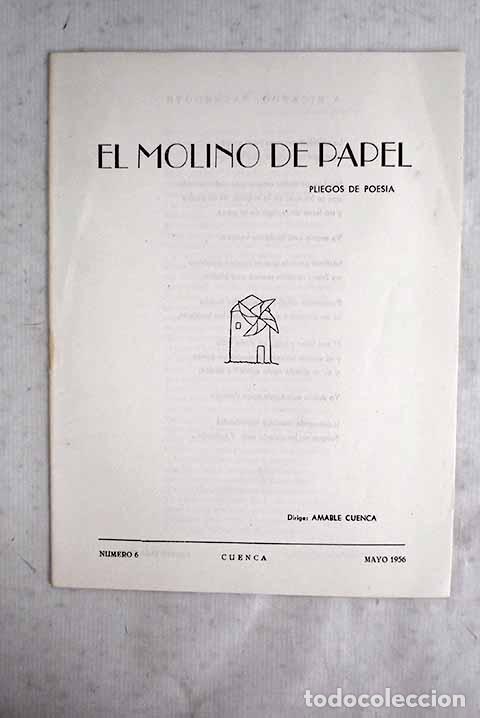 Livres: El molino de papel: pliegos de poes&iacute;a, n&uacute;mero 6