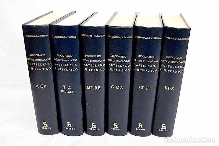 Livros em segunda m&atilde;o: Diccionario cr&iacute;tico etimol&oacute;gico castellano e hisp&aacute;nico.- Coromines, Joan