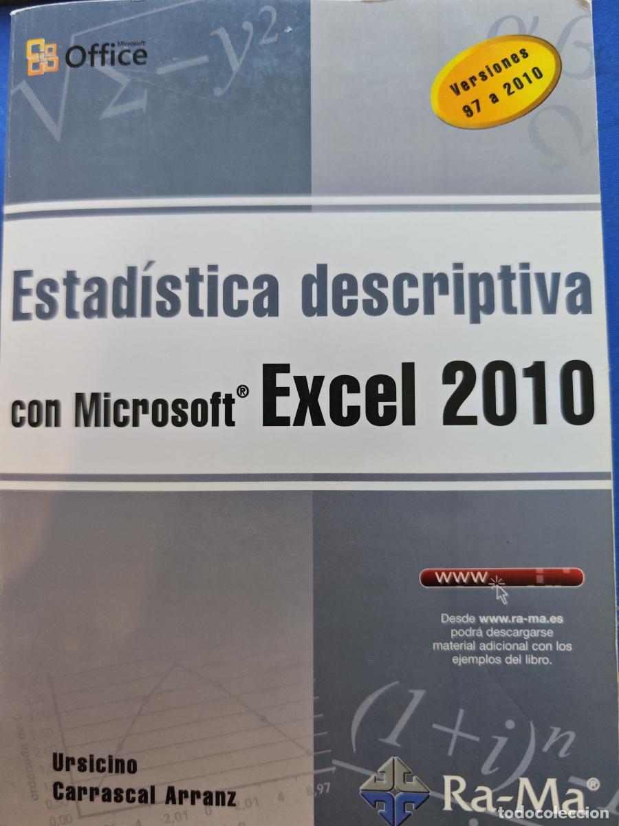 Libros: Estad&iacute;stica descriptiva con Microsoft Excel 2010 - - tdk56