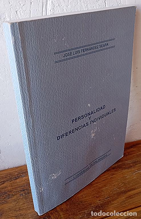 B&uuml;cher: PERSONALIDAD Y DIFERENCIAS INDIVIDUALES - JOS&Eacute; LUIS FERN&Aacute;NDEZ SEARA