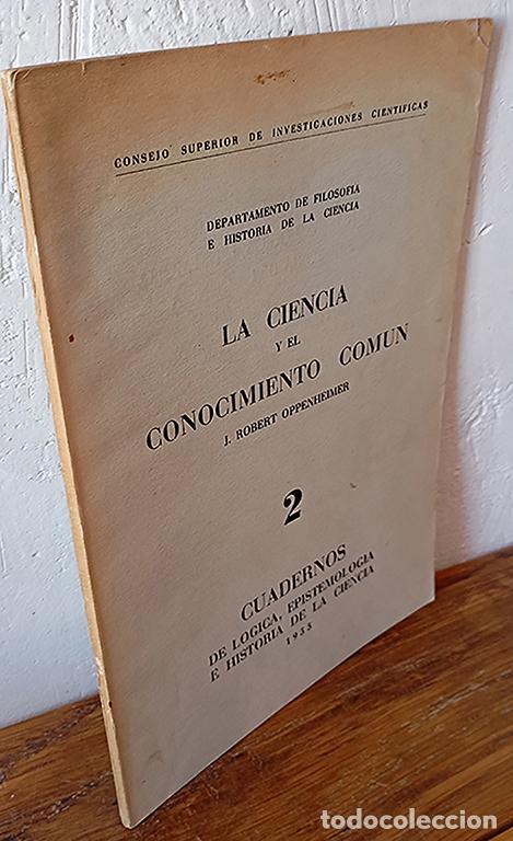 B&uuml;cher: LA CIENCIA Y EL CONOCIMIENTO COM&Uacute;N. N&ordm; 2, Cuadernos de l&oacute;gica, epistemolog&iacute;a e historia de la cienci