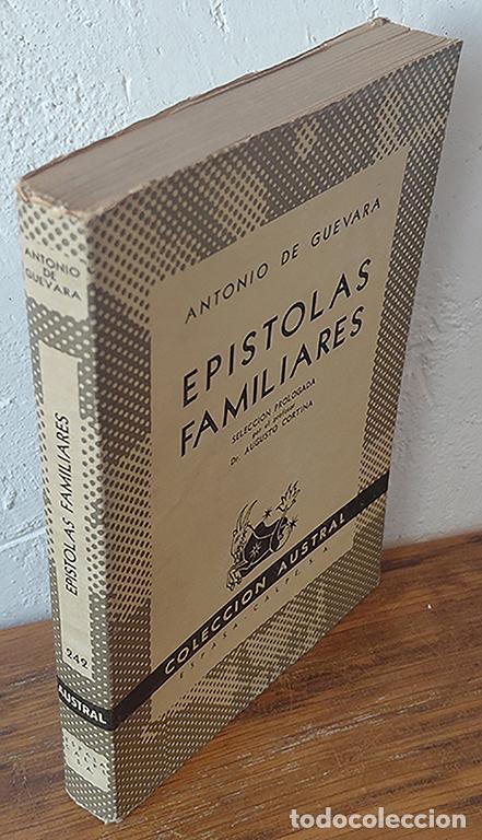 B&uuml;cher: EP&Iacute;STOLAS FAMILIARES - ANTONIO DE GUEVARA