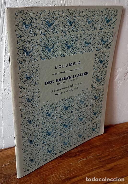 B&uuml;cher: DER ROSENKAVALIER A line- by- line libretto in german & english - RICHARD STRAUSS