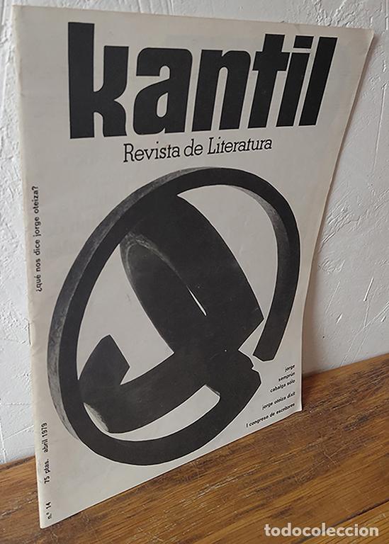 Livres: KANTIL. REVISTA DE LITERATURA, N&ordm; 14 - VV.AA.