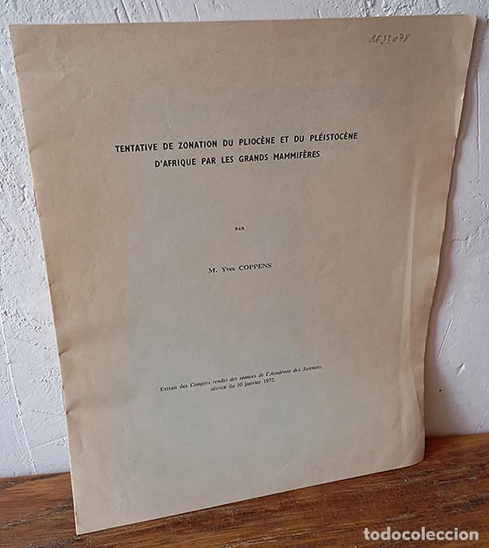 Livres: TENTATIVE DE ZONATION DUPLIO&Egrave;NE ET DU PL&Eacute;ISTOC&Egrave;NE D&Aacute;FRIQUE PAR LES GRANDS MAMMIF&Egrave;RES - M. YVES COPPE