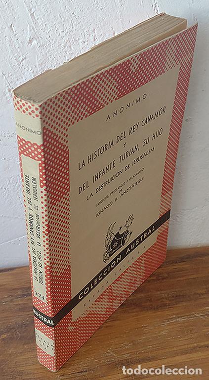 Libros: LA HISTORIA DEL REY CANAMOR Y DEL INFANTE TURIAN, SU HIJO / LA DESTRUCCI&Oacute;N DE JERUSALEM - AN&Oacute;NIMO