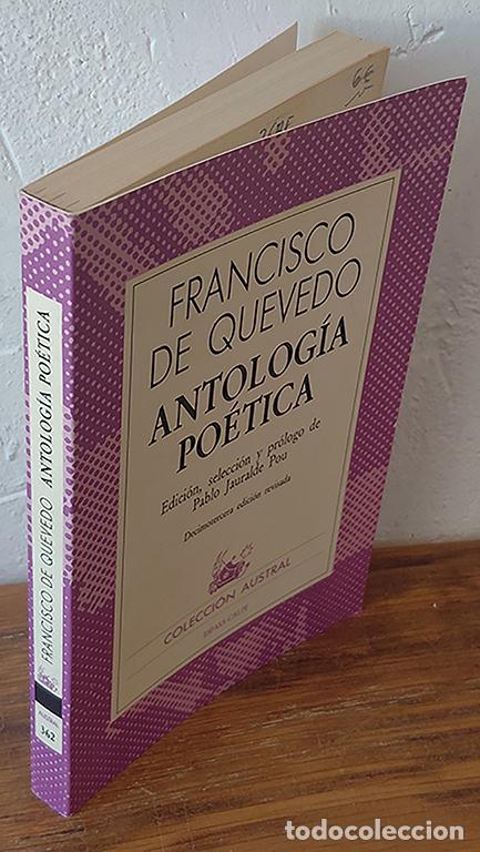 Libros: ANTOLOG&Iacute;A PO&Eacute;TICA - FRANCISCO DE QUEVEDO