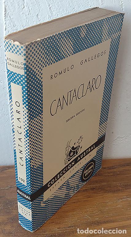 Libros: CANTACLARO - R&Oacute;MULO GALLEGOS