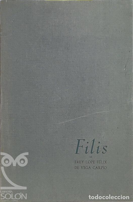 Libros: Filis. &Eacute;gloga - Frey Lope F&eacute;lix de Vega y Carpio