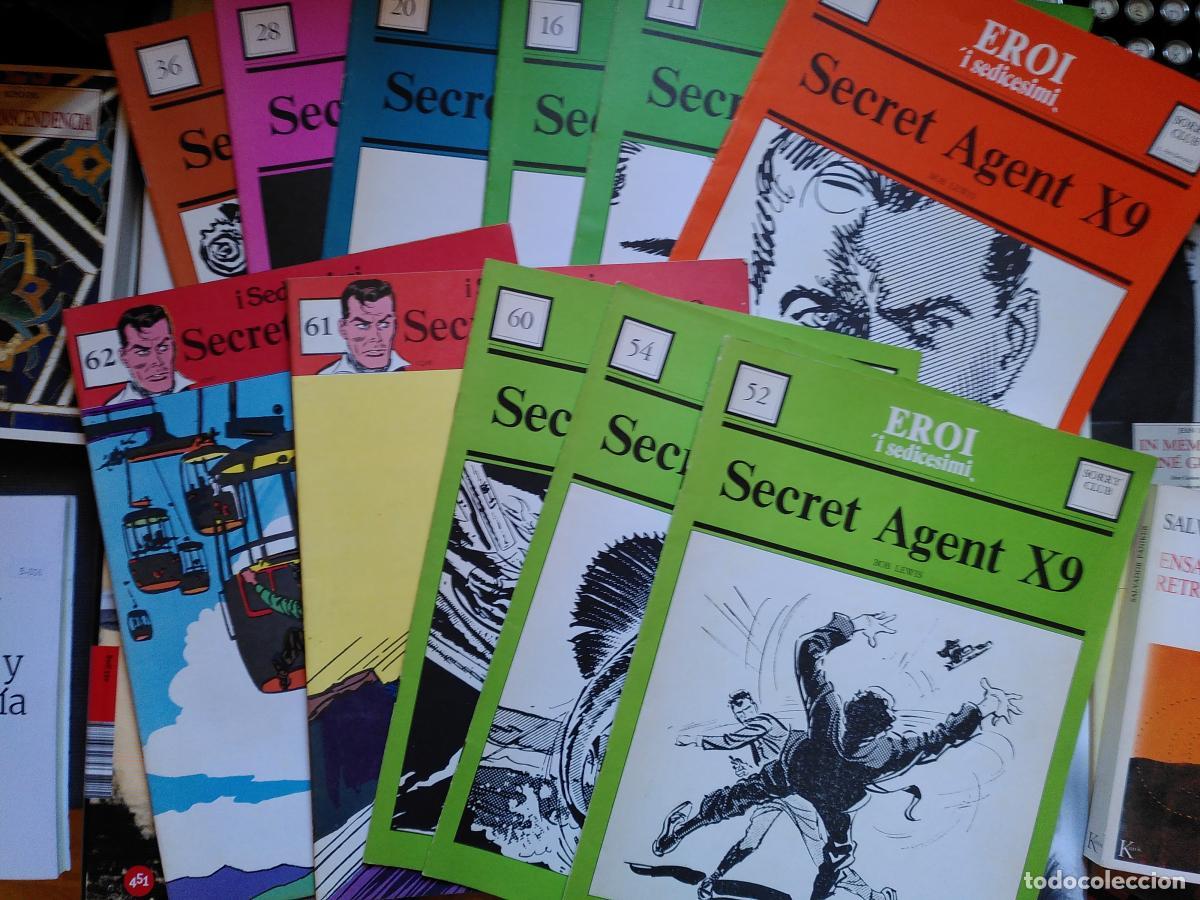 Libros: SECRET AGENT X9 (COL. Eroi 'i sedicesimi - 11 n&uacute;meros: 6, 11, 16, 20, 28, 36, 52, 54, 60, 61, 62) -