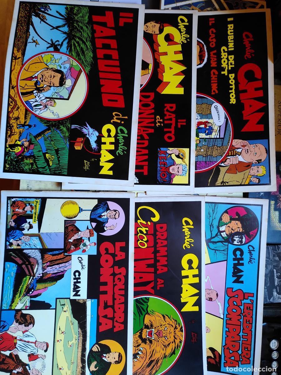 Libros: CHARLIE CHAN (22 n&uacute;meros EN ITALIANO - col. Comic stars in the world) - Alfred Andriola /