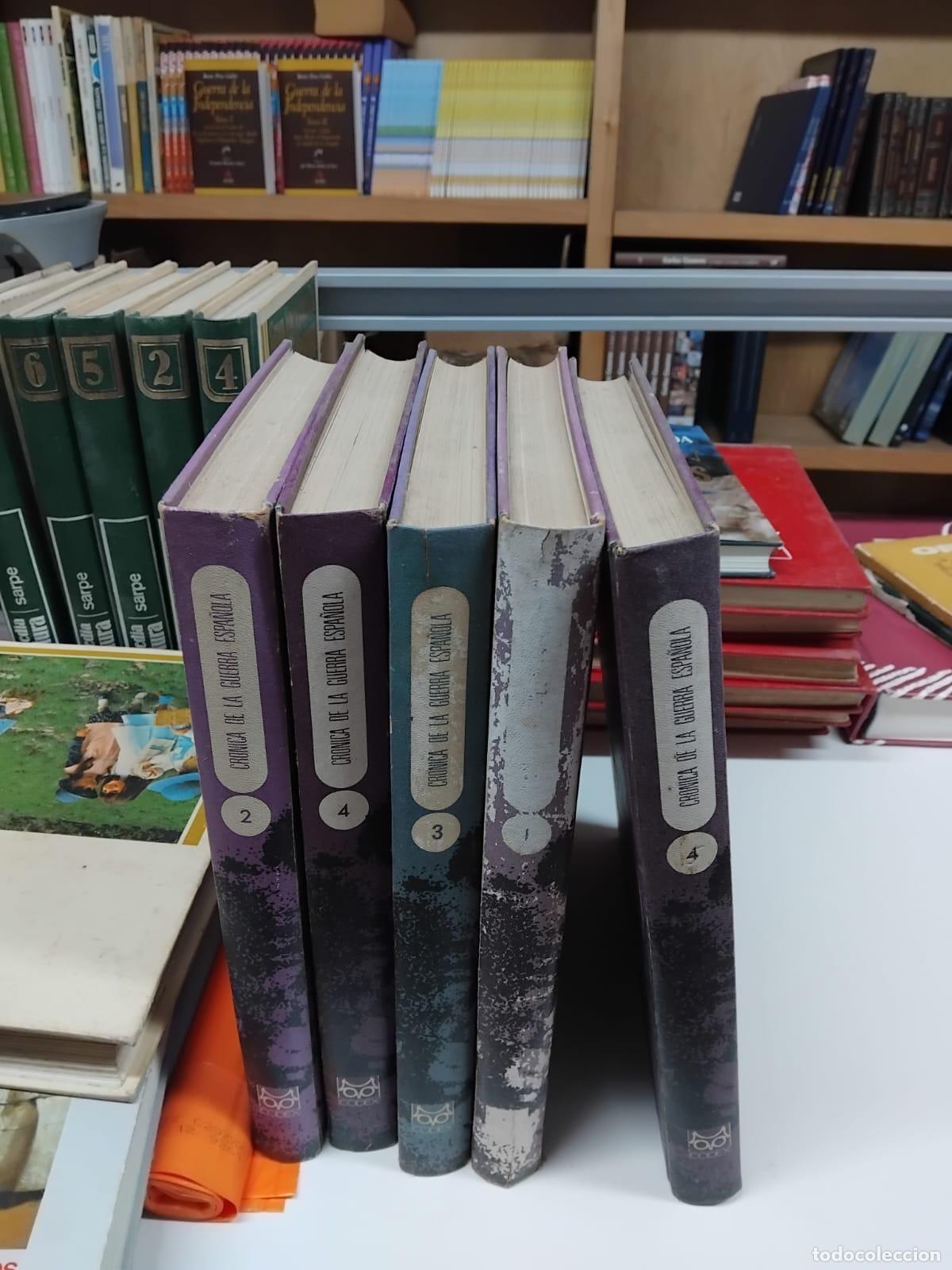 Libros: CR&Oacute;NICA DE LA GUERRA ESPA&Ntilde;OLA - VVAA - Foto 2