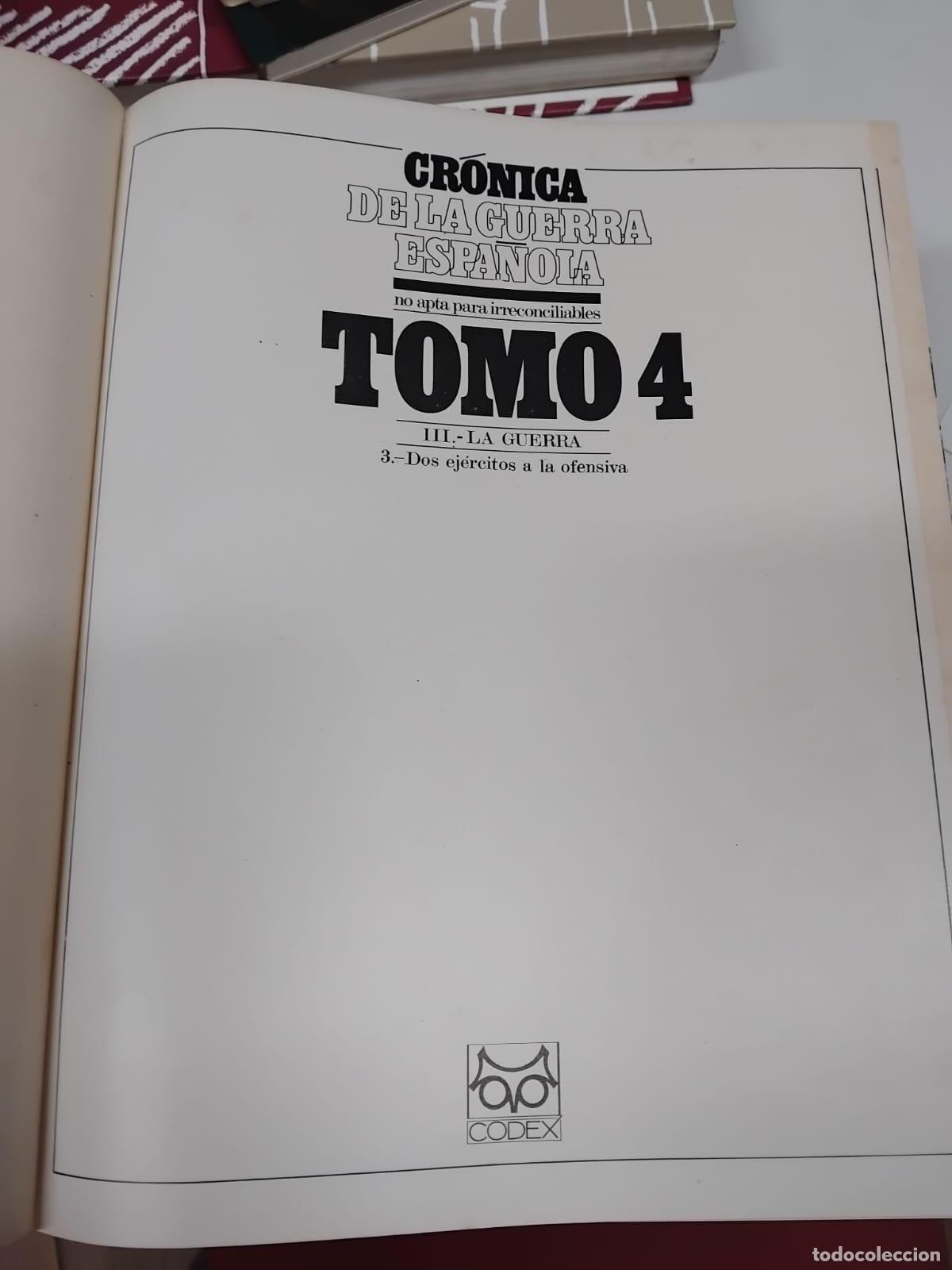 Libros: CR&Oacute;NICA DE LA GUERRA ESPA&Ntilde;OLA - VVAA - Foto 6