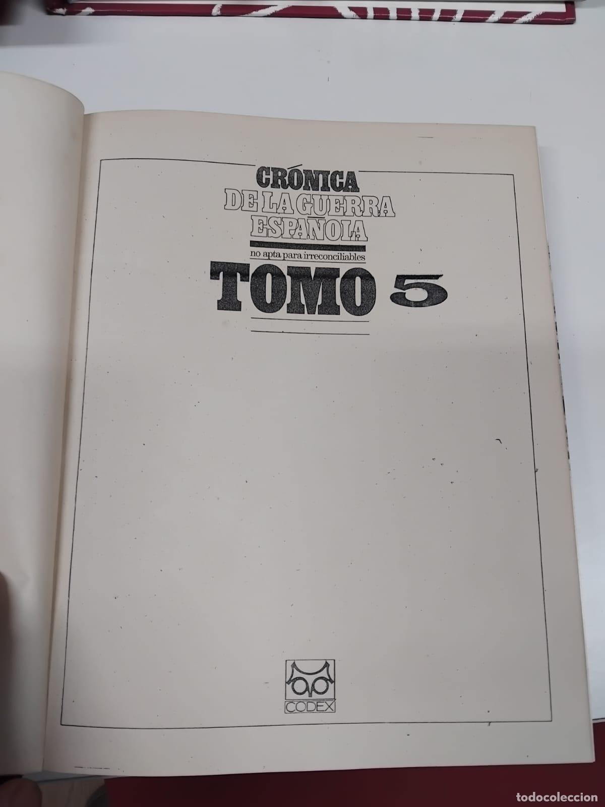Libros: CR&Oacute;NICA DE LA GUERRA ESPA&Ntilde;OLA - VVAA - Foto 7
