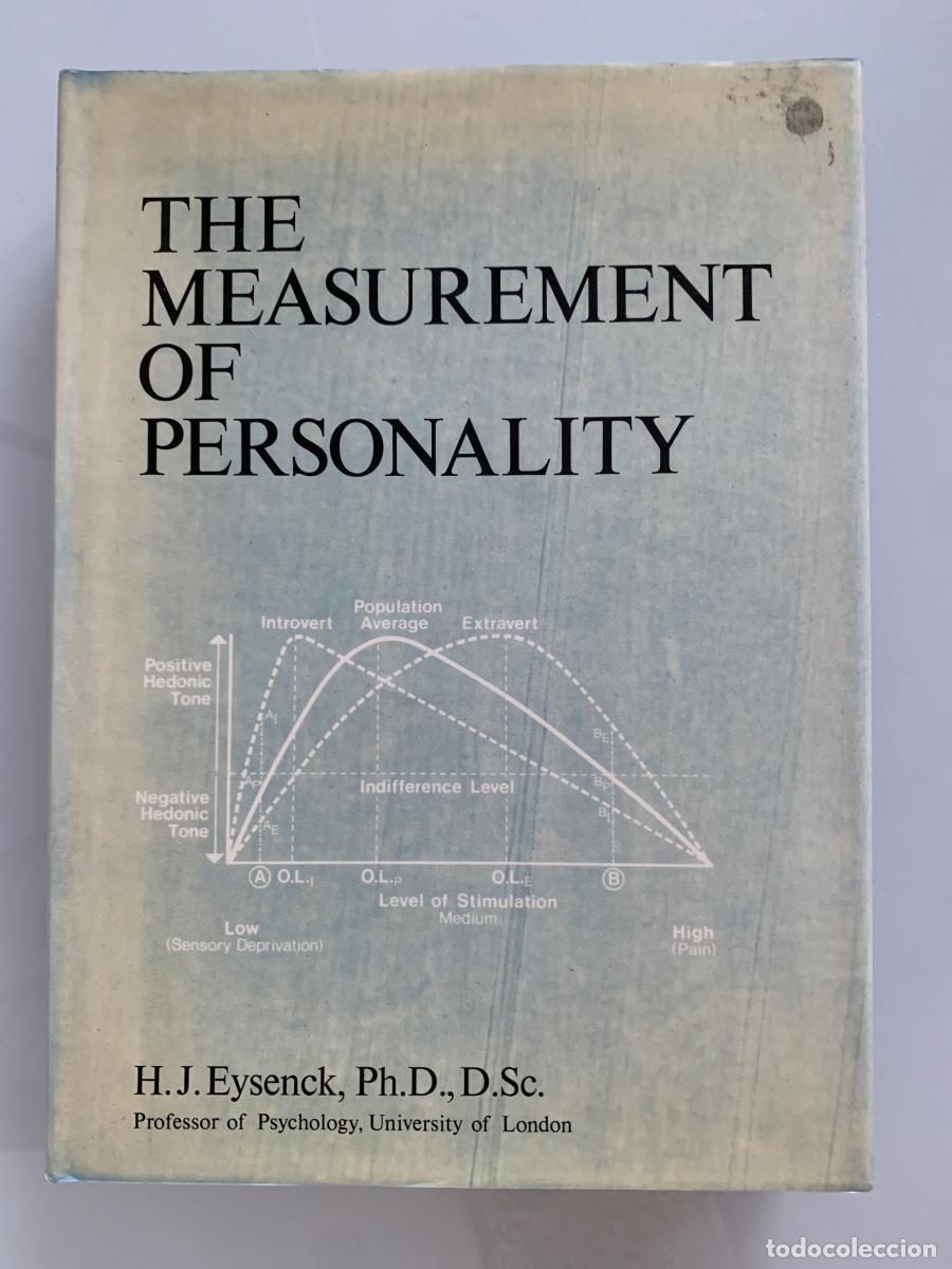 Libros: THE MEASUREMENT OF PERSONALITY - Hans J. Eysenck