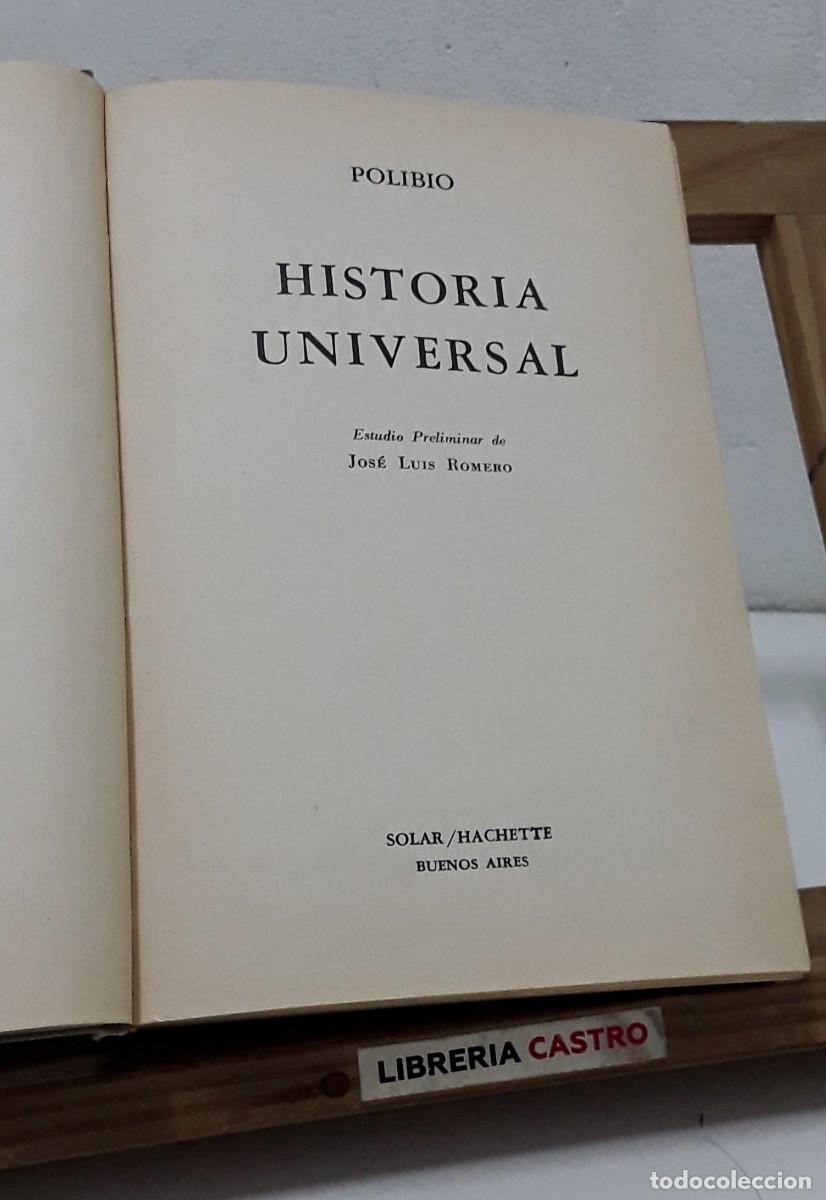 Libros: Historia Universal. Polibio - Polibio de Megal&oacute;polis. - Foto 1