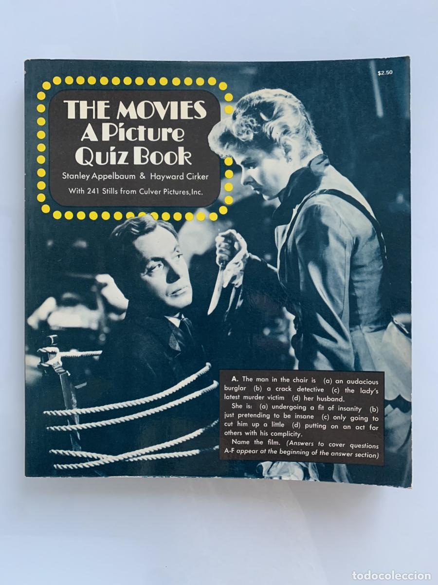 Libros: THE MOVIES: A PICTURE QUIZ BOOK - Stanley Appelbaum & Hayward Cirker