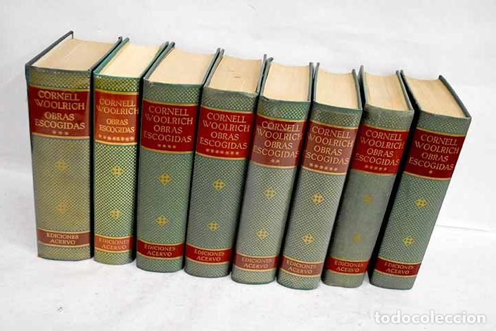 Livres: Obras escogidas, tomos I-VIII.- Woolrich, Cornell