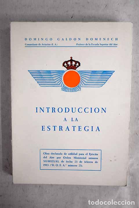Libros: Introducci&oacute;n a la estrategia.- Gald&oacute;n Domenech, Domingo